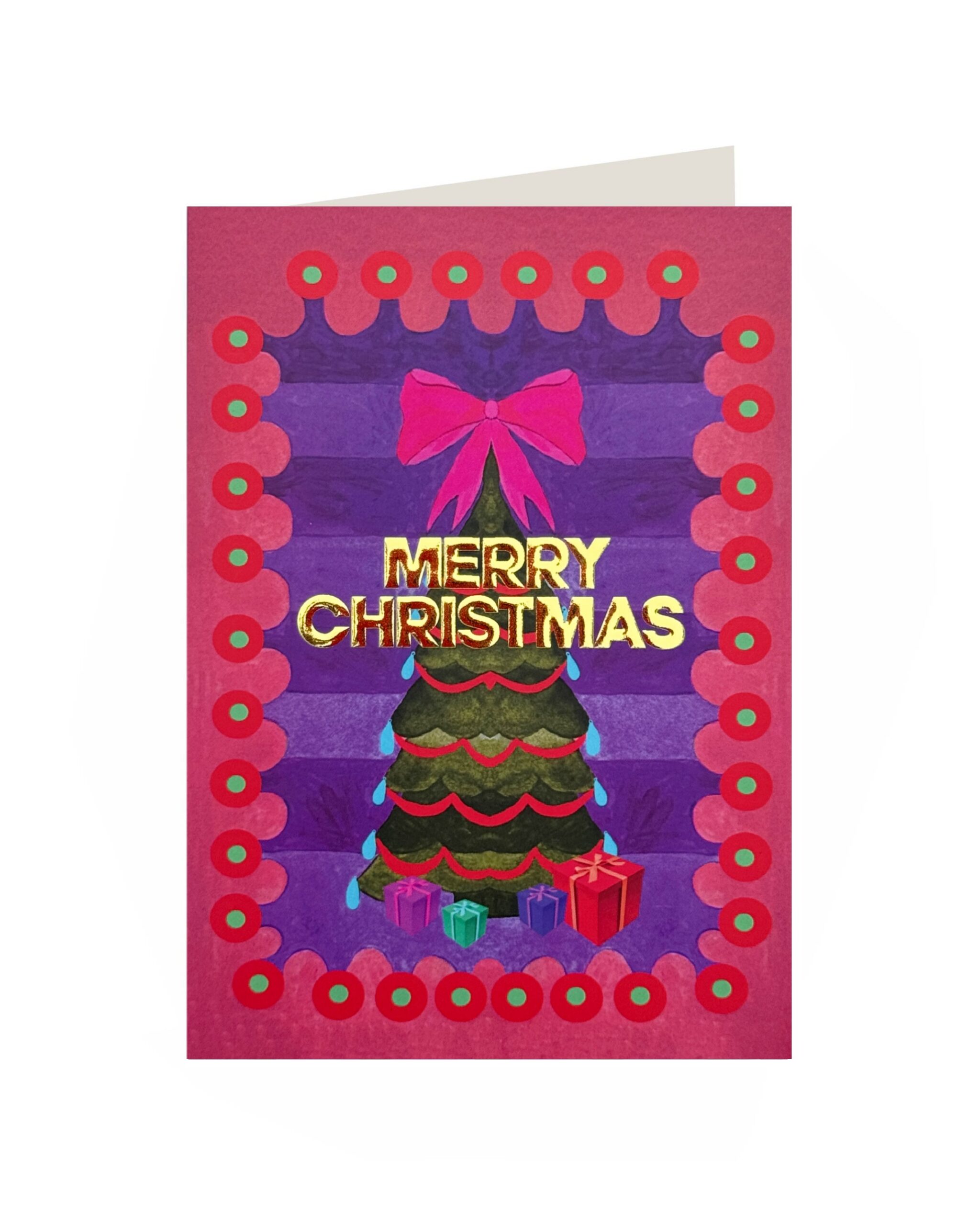 MERRY CHRISTMAS on white